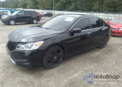 2016 Honda Accord Sport из США, поврежденный, VIN 1HGCR2F55GA137619